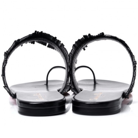 CHRISTIAN DIOR
Lambskin Braided Wave Sandal - Picture 7 of 16